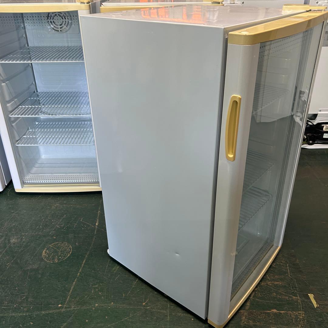 112 業務用 冷蔵ショーケース オフィスコンビニ XW-105 左右開き 小型