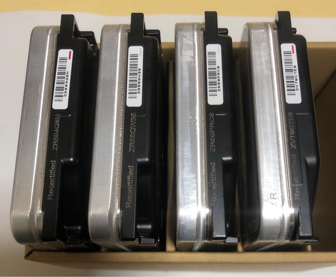 Seagate Exos X18/X20 18TB SATA HDD ４個