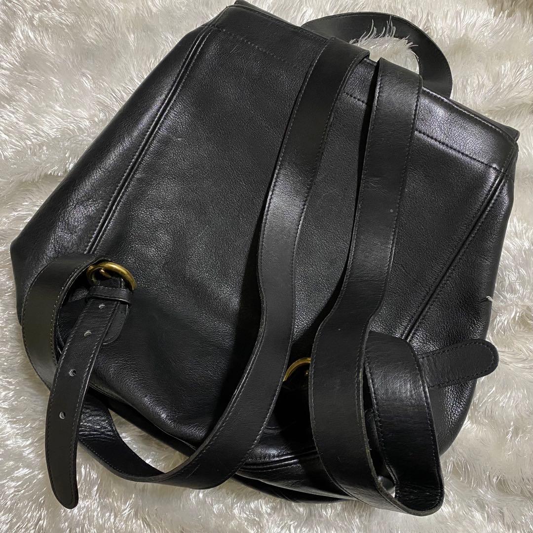 コーチ COACH オールドコーチ リュック レザー ブラック 4134