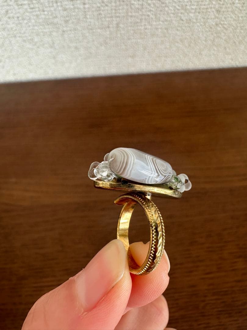 H.P. FRANCE アゲートリング