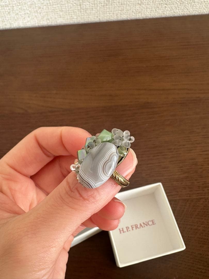 H.P. FRANCE アゲートリング