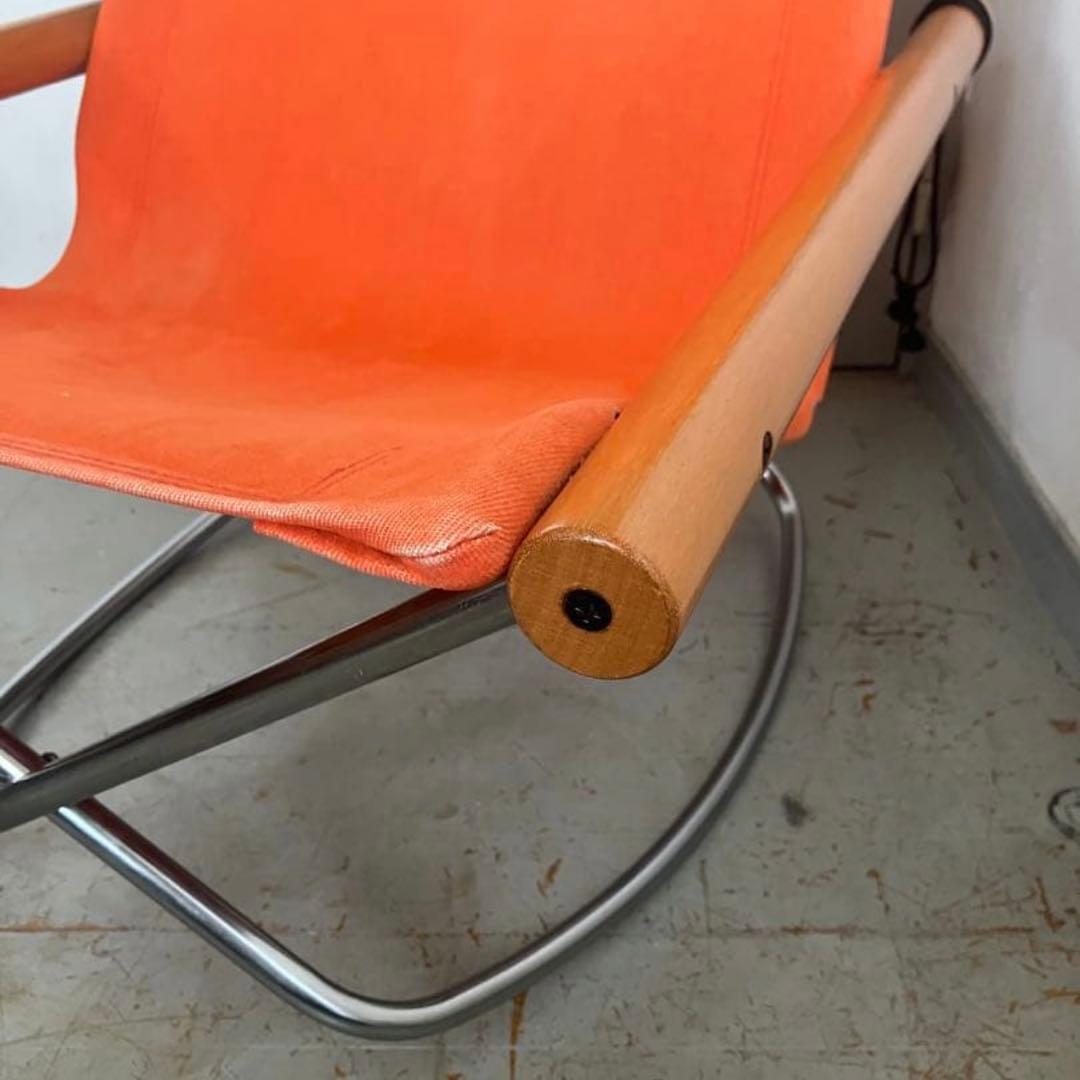 NychairX ニーチェア ロッキングチェア　ニーファニチャー製　オレンジ