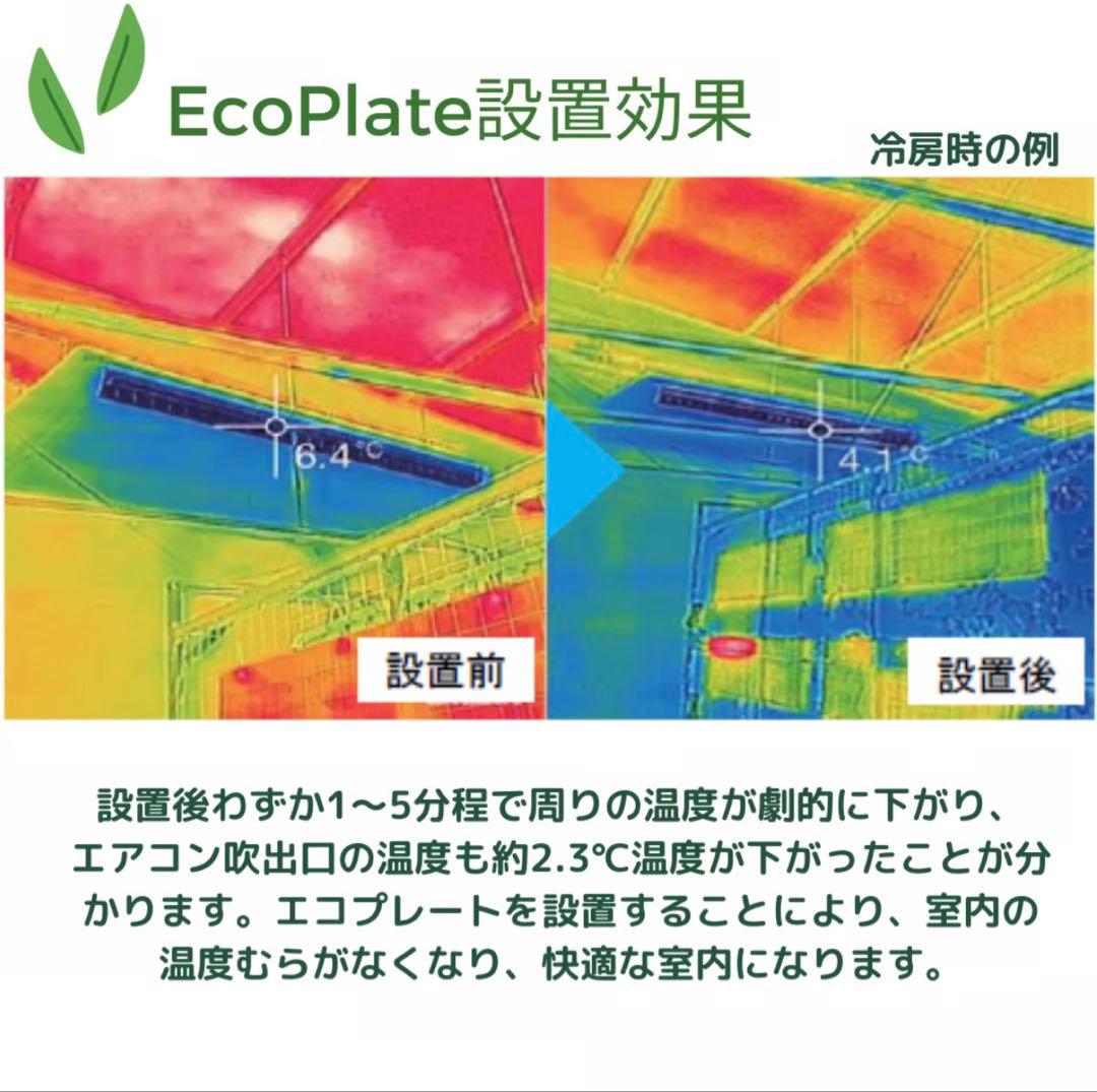 【電気代削減】エコプレート eco-plate 2枚