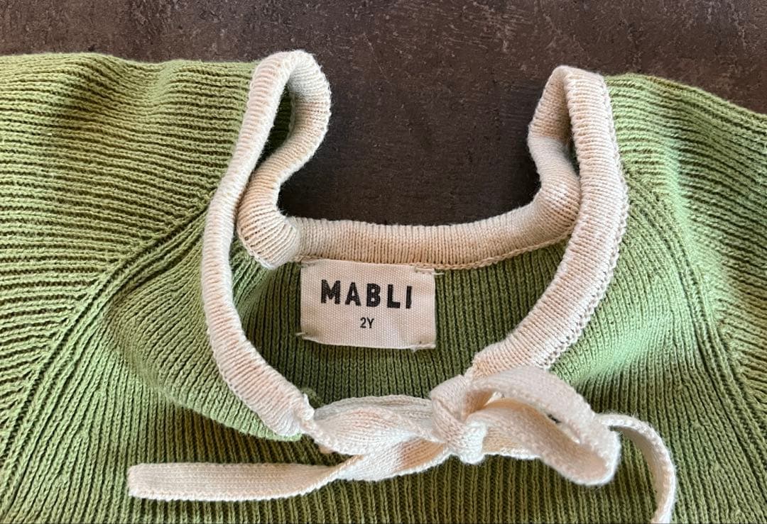 MABLI マブリ ロンパース グリーン 2Y