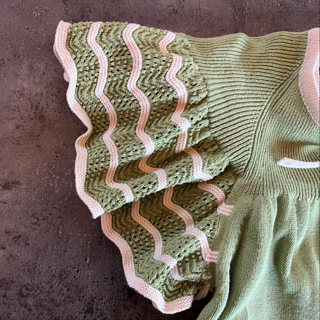 MABLI マブリ ロンパース グリーン 2Y