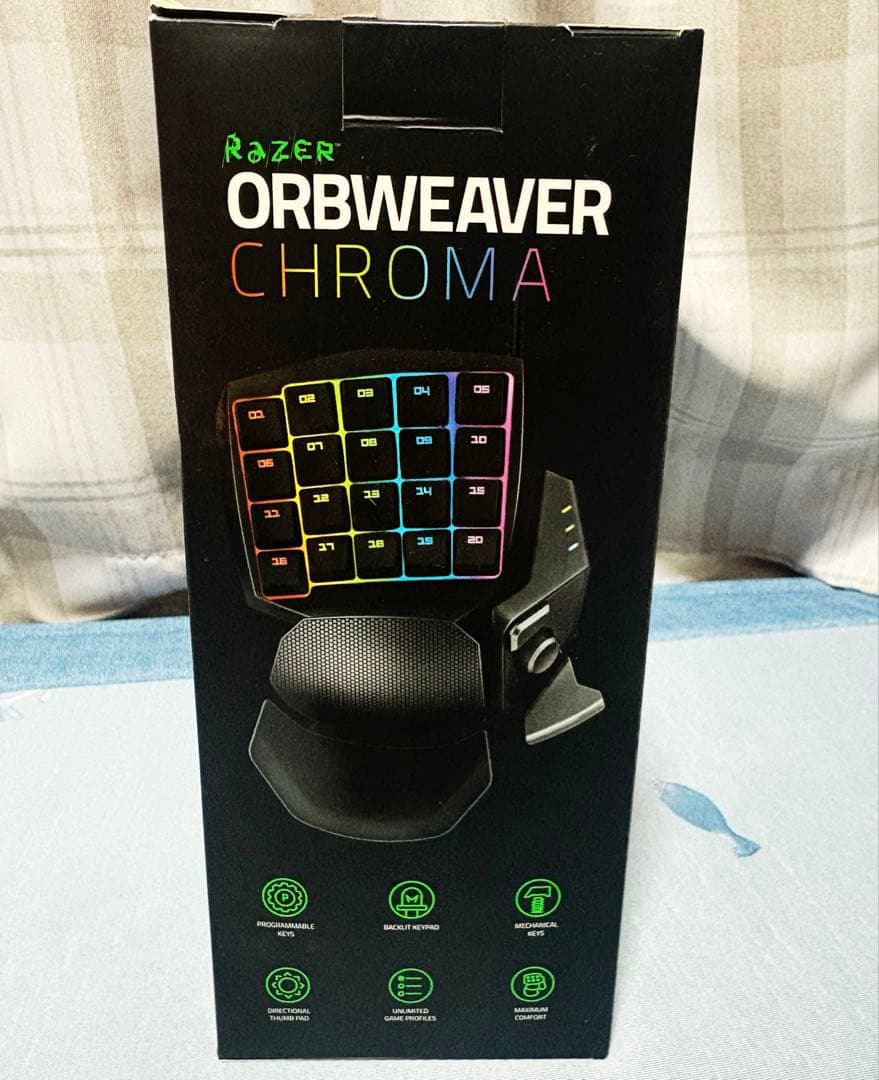 【美品】RAZER ORBWEAVER CHROMA左手用キーパッド 本体