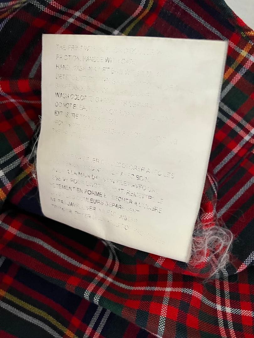 JUNYA WATANABE MAN 半袖チェックシャツ M 藤井フミヤ 着用