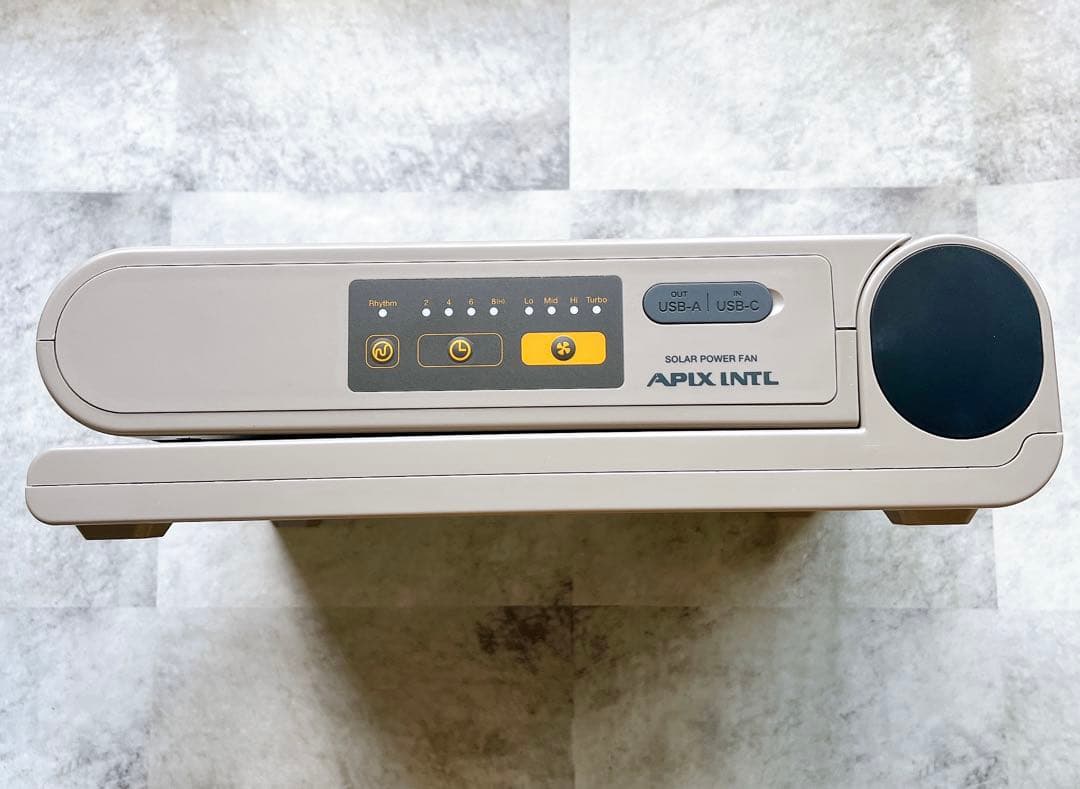 APF-560 ソーラーパワーファン SOTOMO グレイッシュ