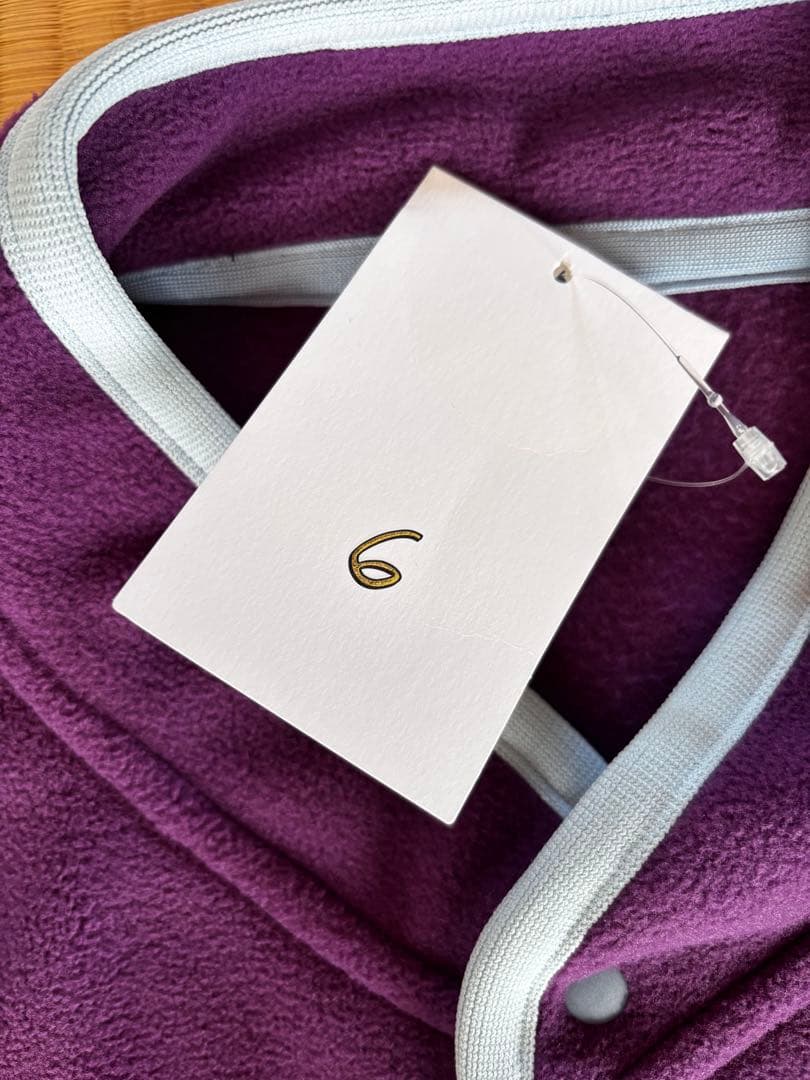 6(ROKU)フリース プルオーバー　新品未使用　タグ付き