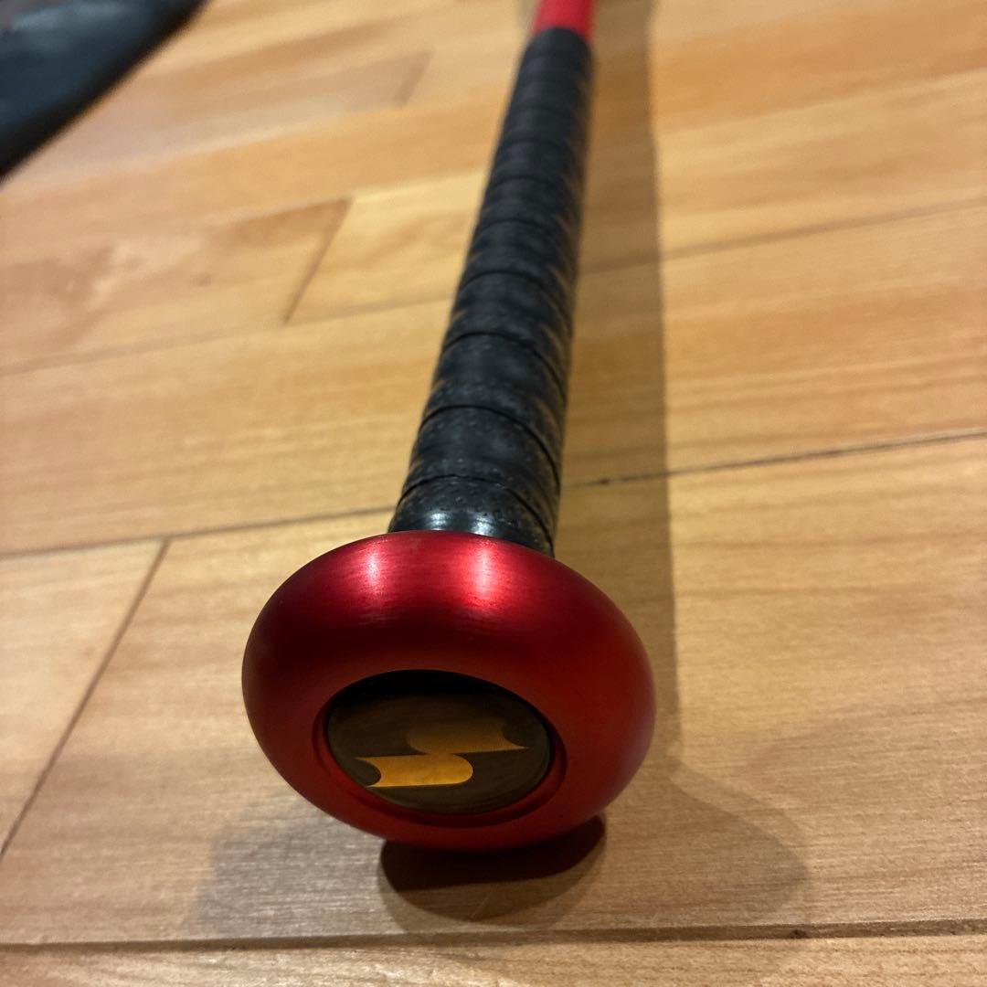 SSK 軟式バット MM23 83cm 700g ブラック×レッド