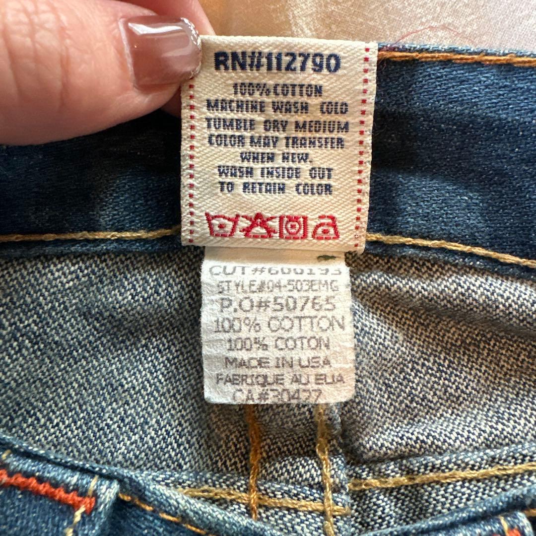 TRUE RELIGION flaredenimpants Y2Kグランジ00s