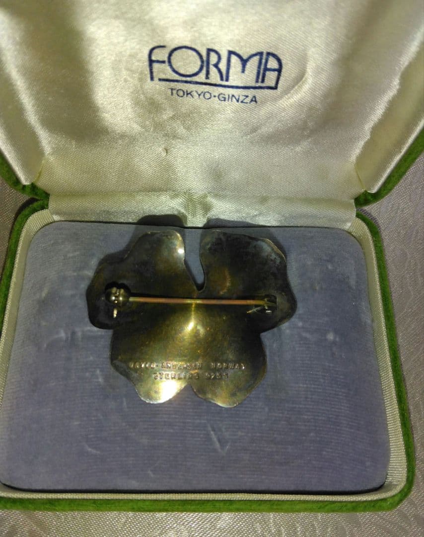 DAVID ANDERSEN 花モチーフブローチ SV9