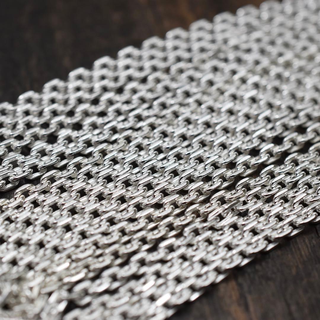 太さ2.5mm 長さ60cm アズキチェーン　シルバー925 小豆チェーン