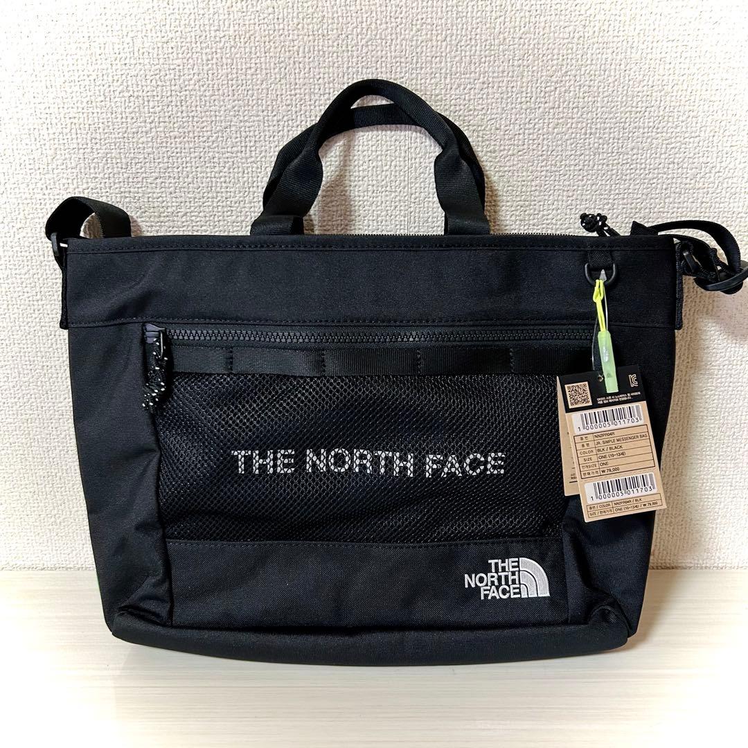新品　ノースフェイス　シンプルメッセンジャーバッグ