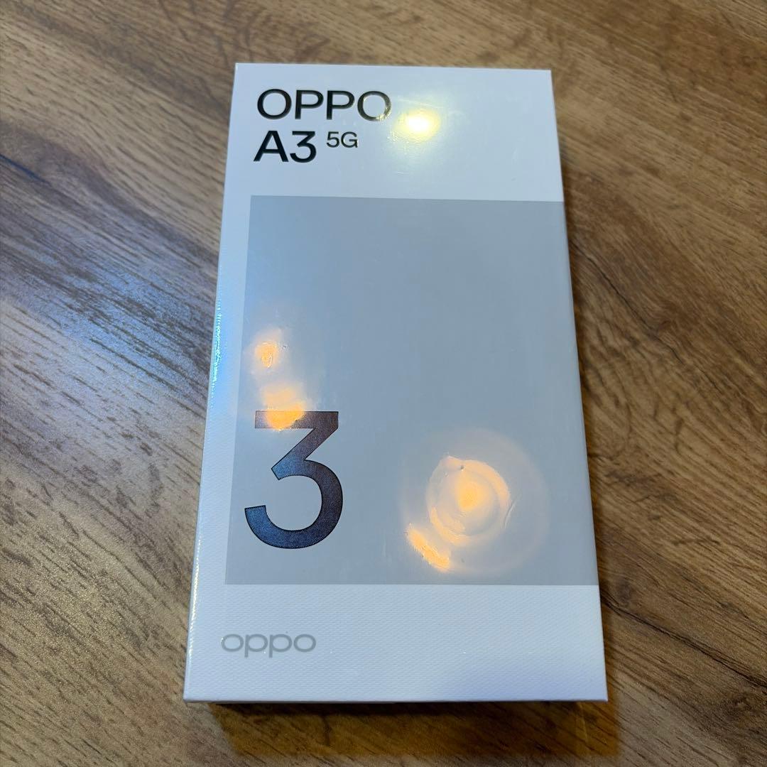OPPO A3 5G パープル　シュリンク付き未開封品