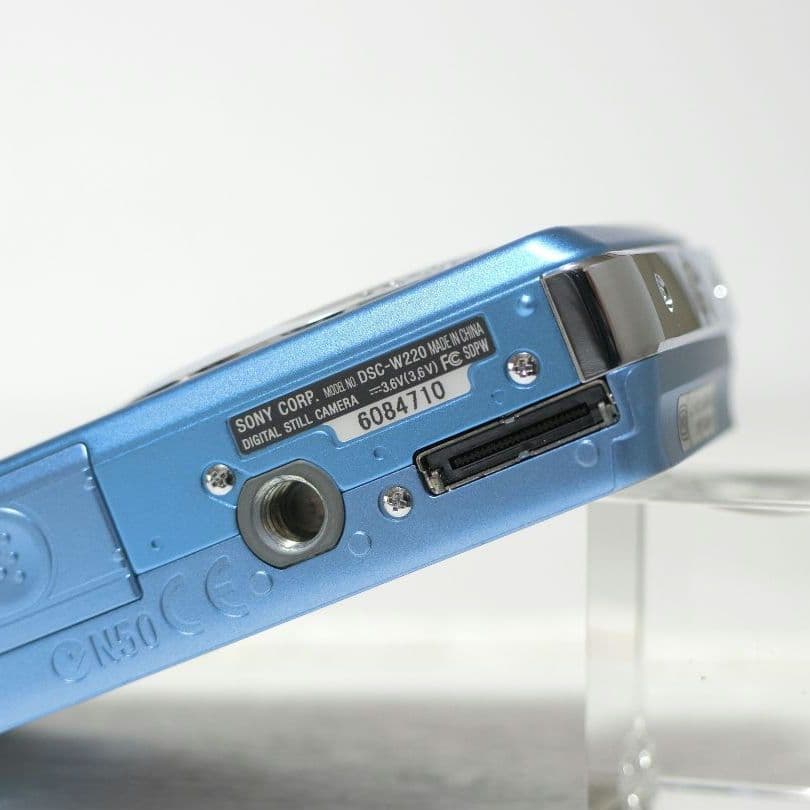 【作例掲載有】ソニー　DSC-W220　サイバーショット　CCDセンサー