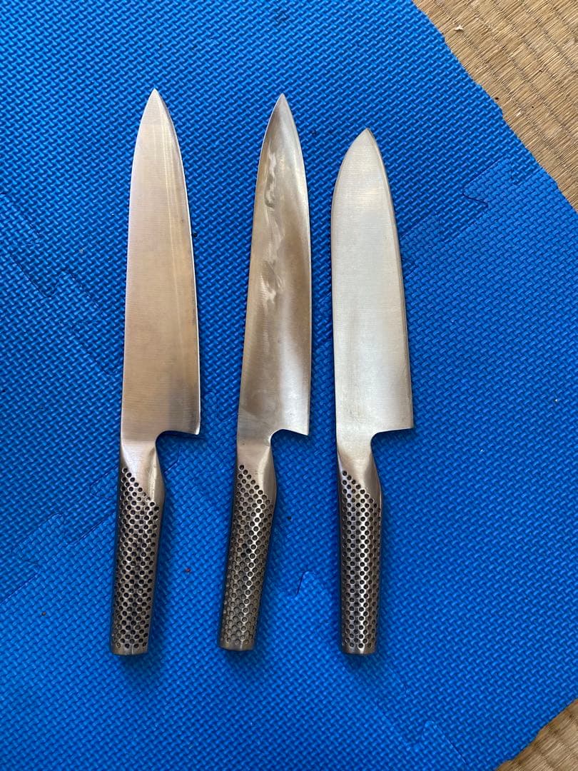 GLOBAL ステンレス包丁 3本セット