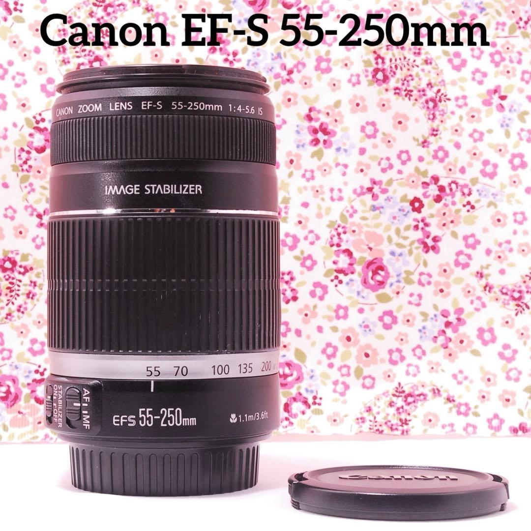 【超美品】Canon EF-S 55-250mm f/4-5.6 レンズ