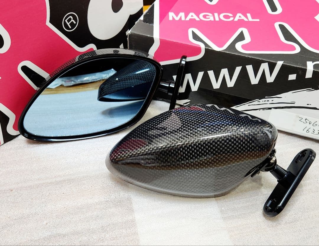 マジカルレーシング｜レーサーレプリカ ミラー｜カーボン｜type4