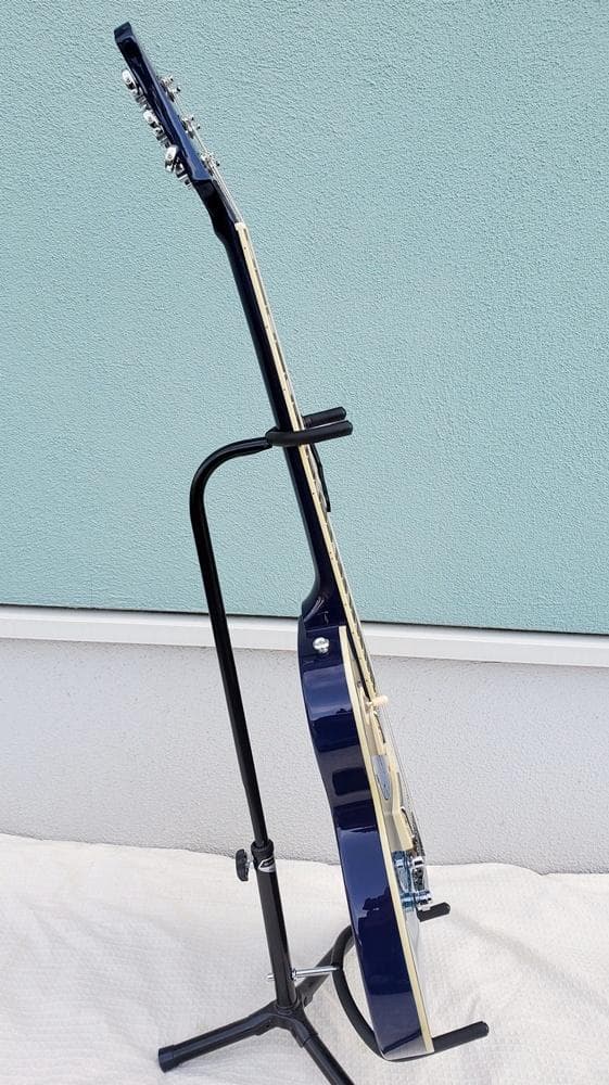 C145　Grote　レスポールタイプ　エレキギター　ブルー系　音出しOK