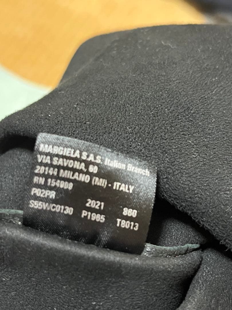 maison margiela レザー トートバッグ 中古品メルカリ鑑定済