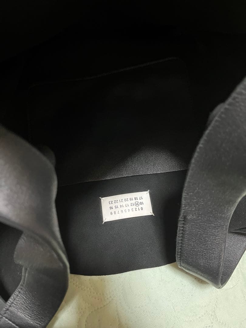 maison margiela レザー トートバッグ 中古品メルカリ鑑定済