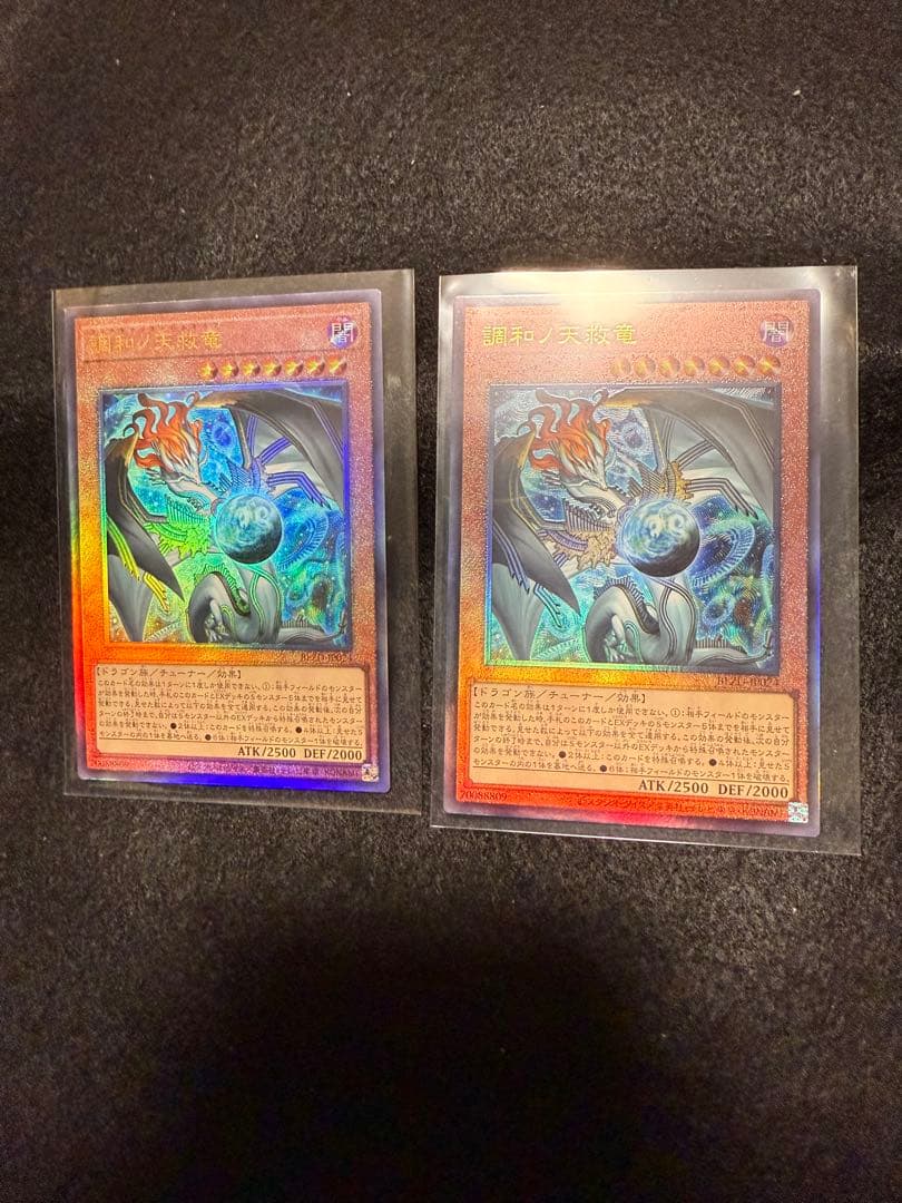 調和ノ天求竜　レリーフ　2枚