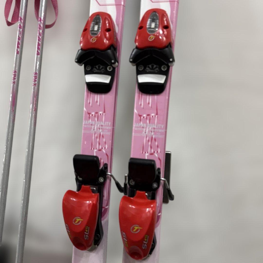 スキー3点セット スキー板110cm　ブーツ20cm　ストック80cm 女の子