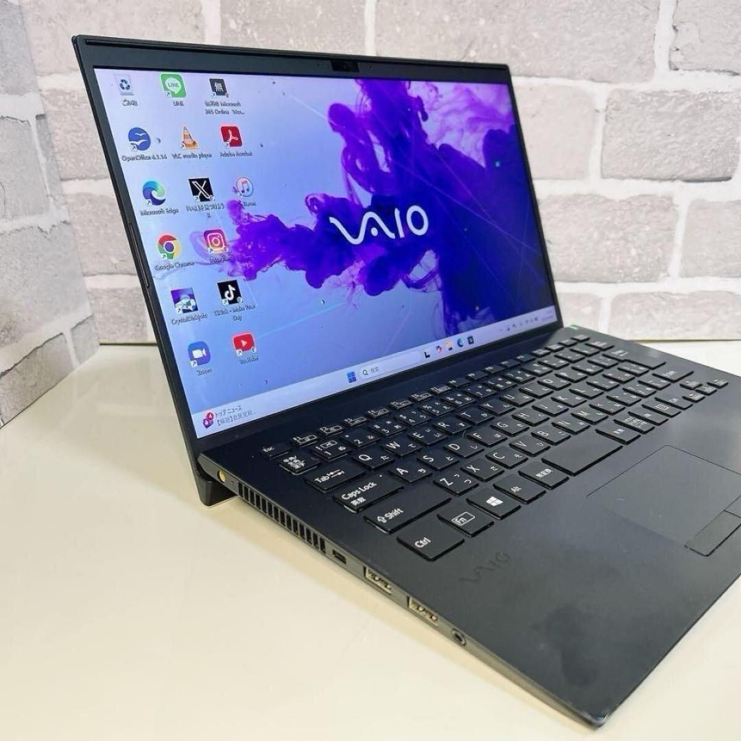 【在庫処分】軽量 薄型 SSD VAIO Win11 初期設定済 ノートパソコン