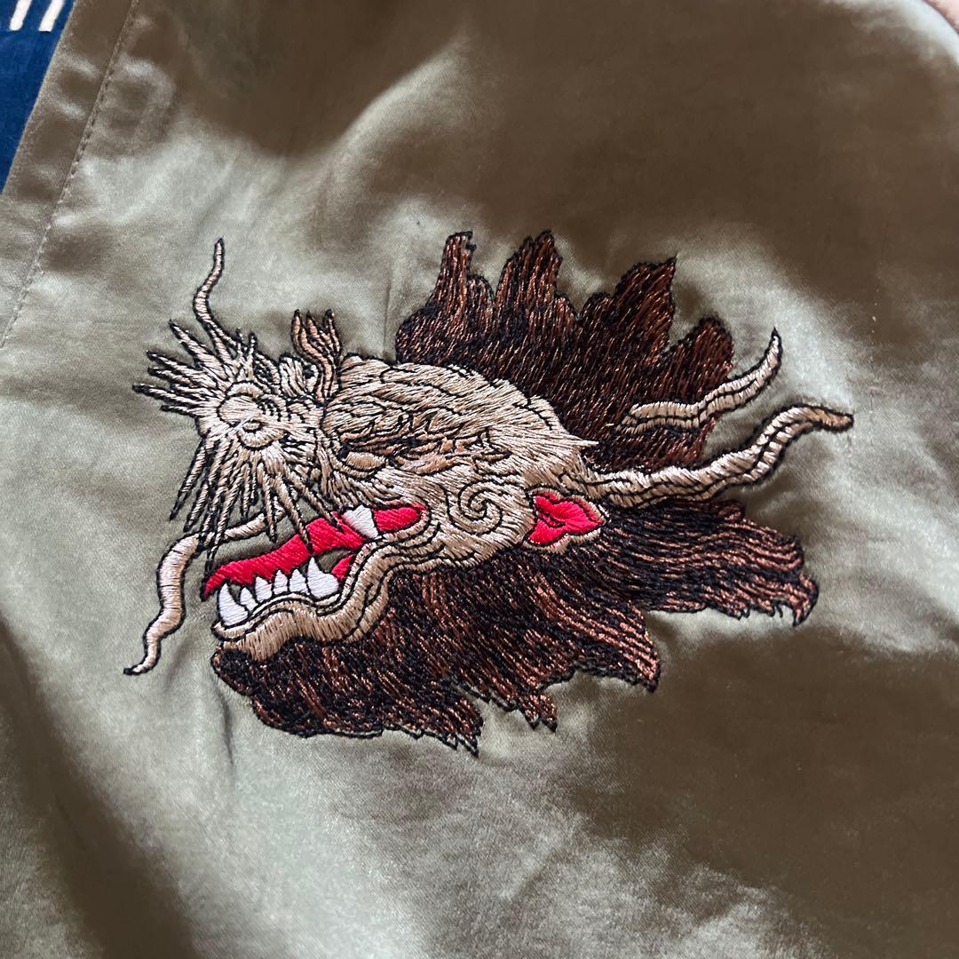 GRS GrowthRing & Supply リバーシブルスカジャン メンズL