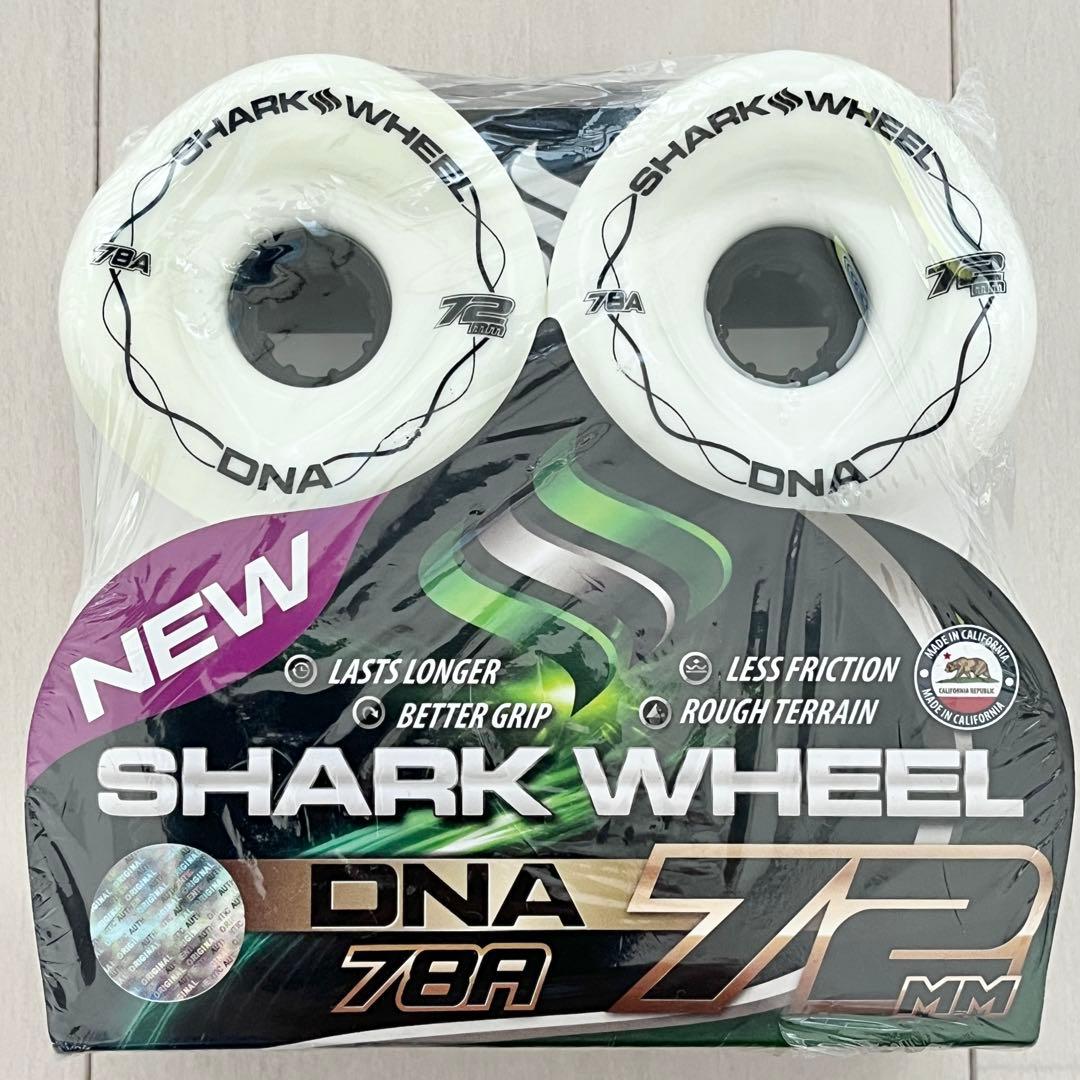 9☆新品 未開封☆ シャークウィール 72mm 78a ホワイト