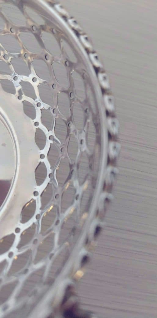 純銀　リボンのボンボンディッシュ