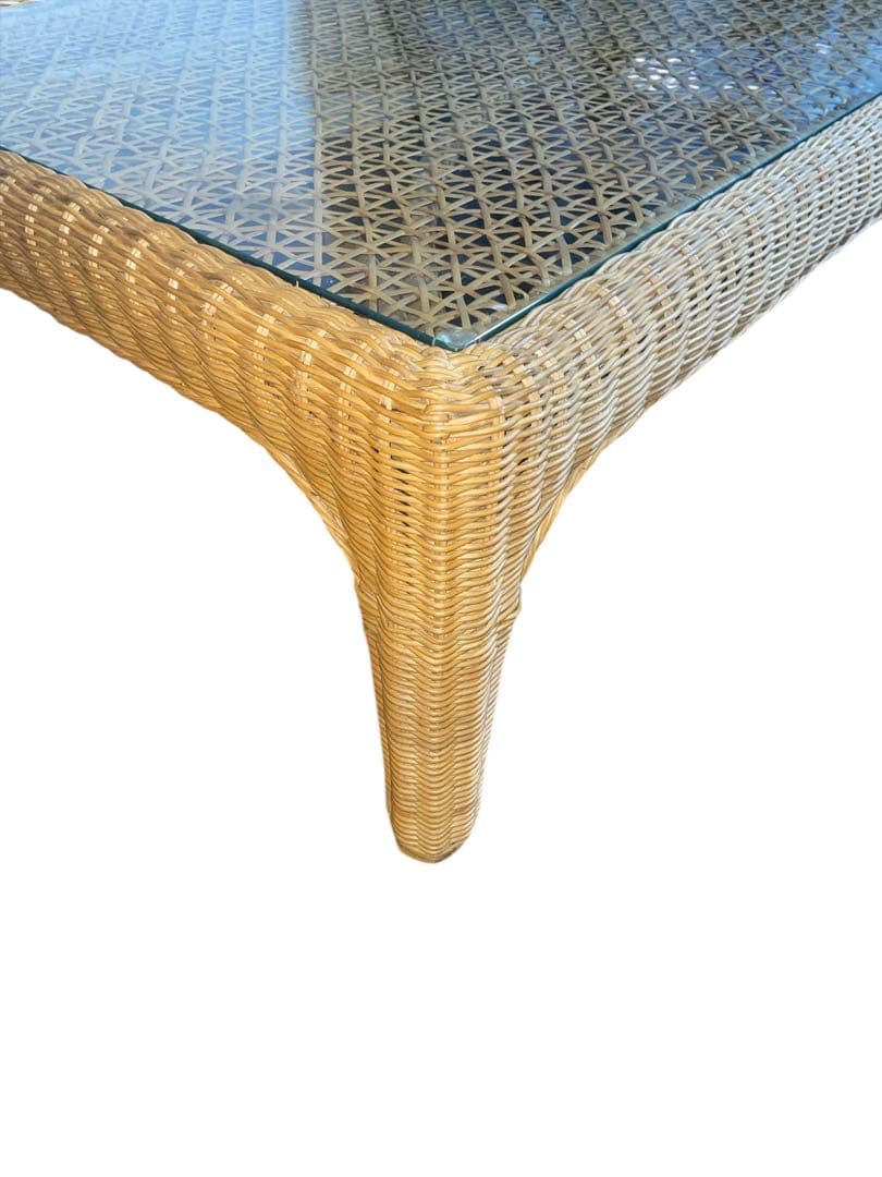 桜屋工業　すすき座卓　ローテーブル　ガラス　天板　ガラステーブル