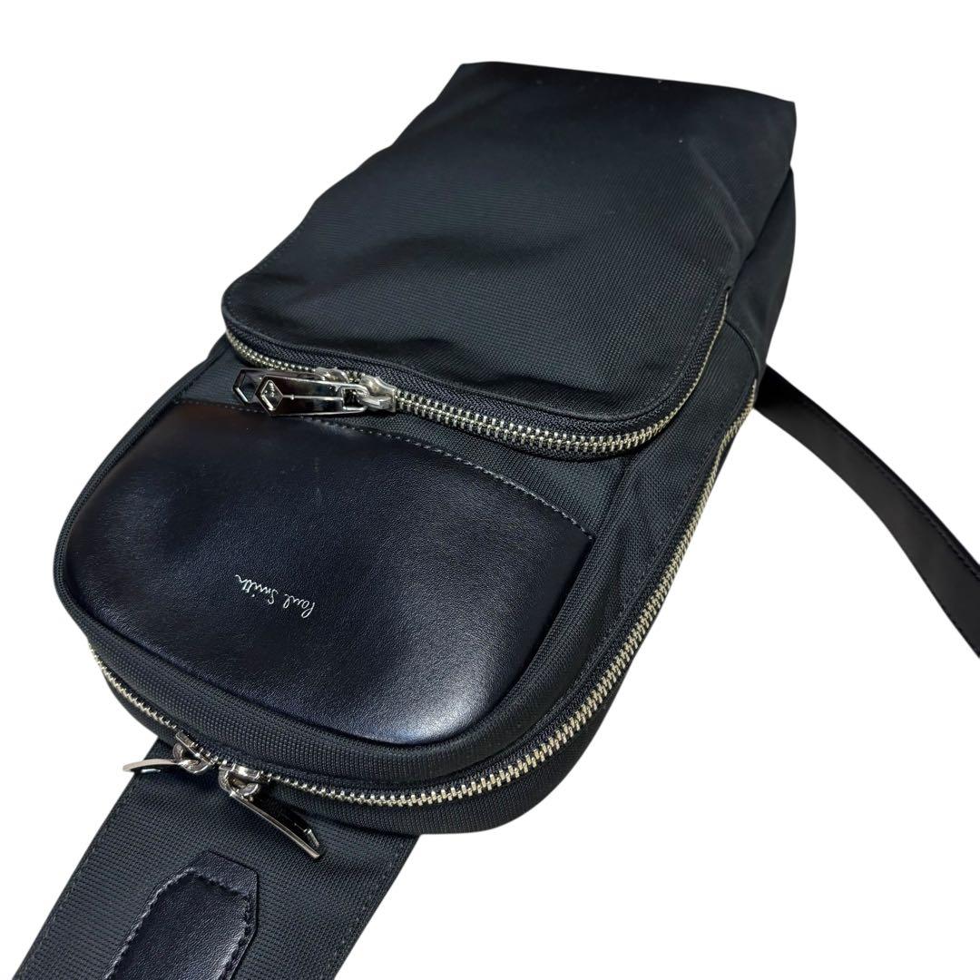 Paul Smith ポールスミス　ボディバッグ レザー　ブラック