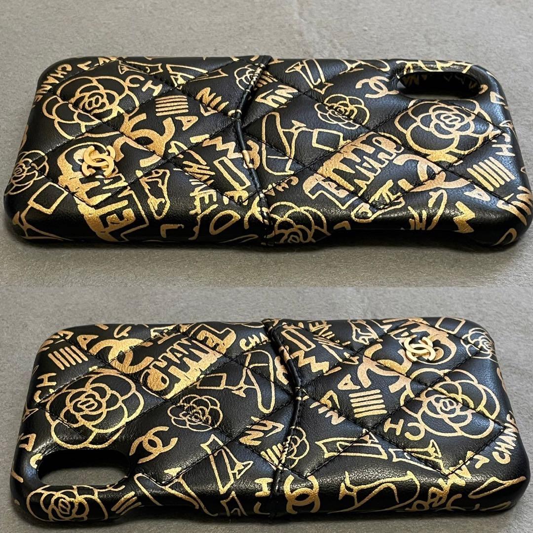 CHANEL iPhoneX マトラッセ　カメリア　ココマーク　ケース