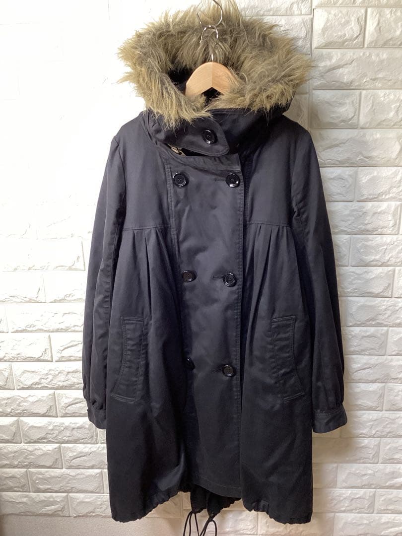 hysteric glamour ヒステリックグラマー　ファー付モッズコート