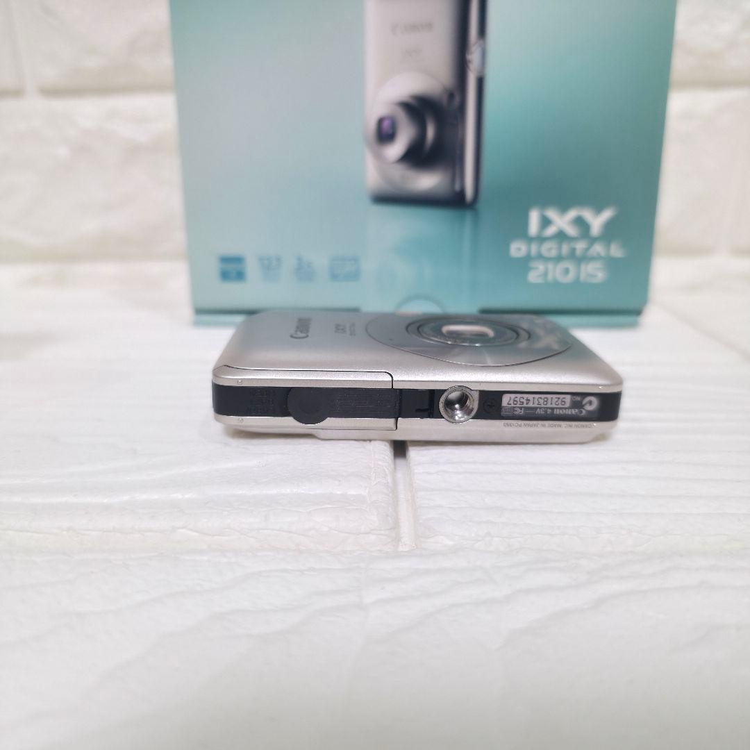 471】デジカメ　Canon IXY DIGITAL 210 IS シルバー