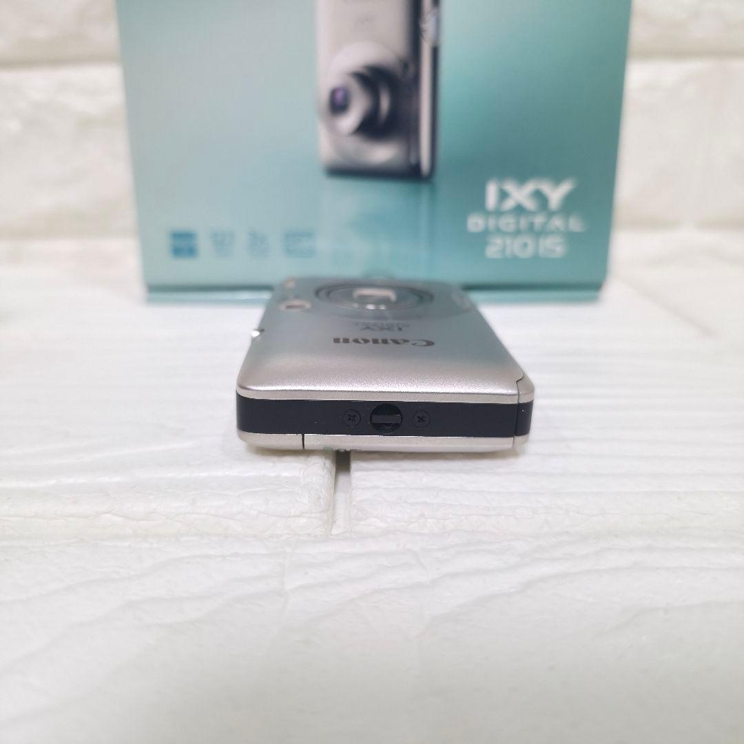 471】デジカメ　Canon IXY DIGITAL 210 IS シルバー