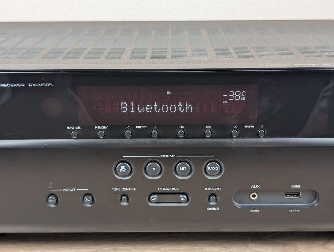 【美品】YAMAHA RX-V585 AVアンプ 4K/Dolby Atmos