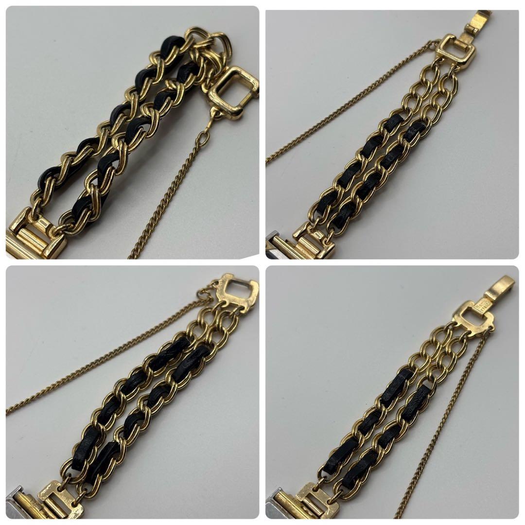 【美品 電池交換済】Yves Saint Laurent クォーツ　レディース