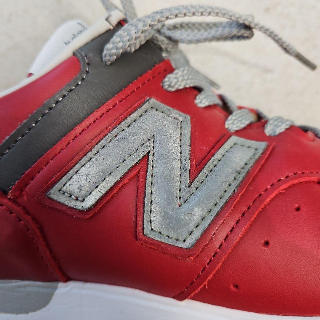 ウルトラマンさん　New Balance 576 レッド レザースニーカー