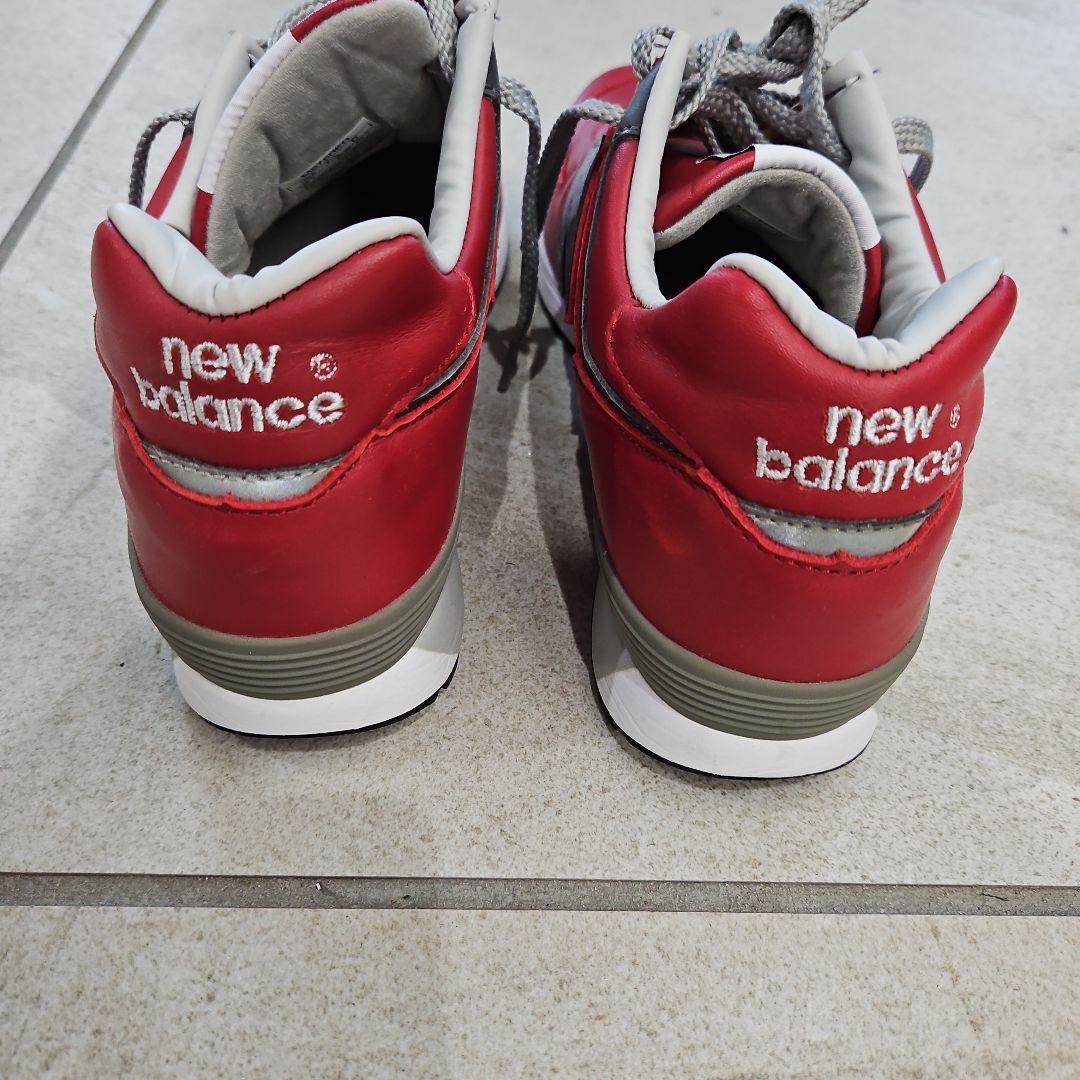 ウルトラマンさん　New Balance 576 レッド レザースニーカー