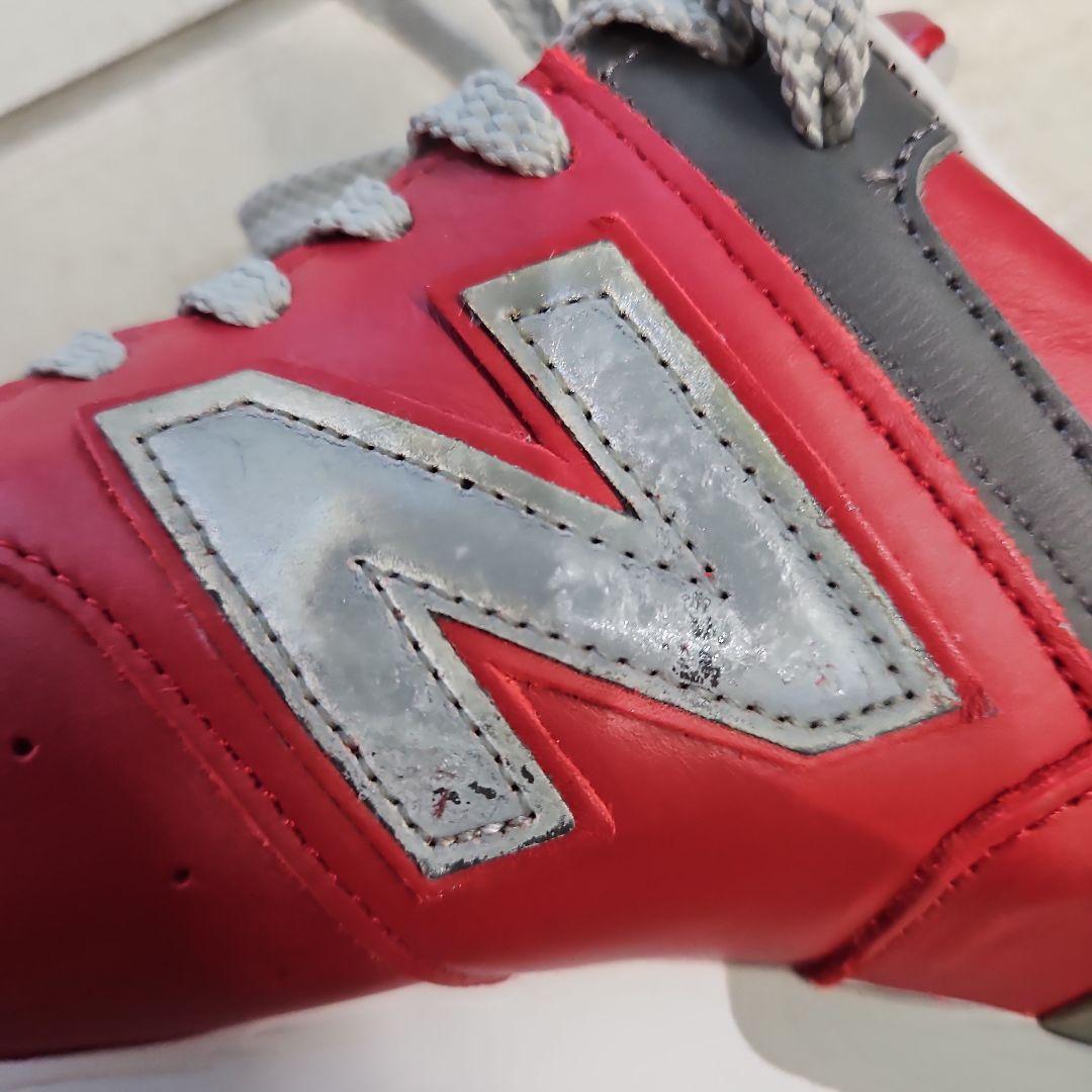 ウルトラマンさん　New Balance 576 レッド レザースニーカー
