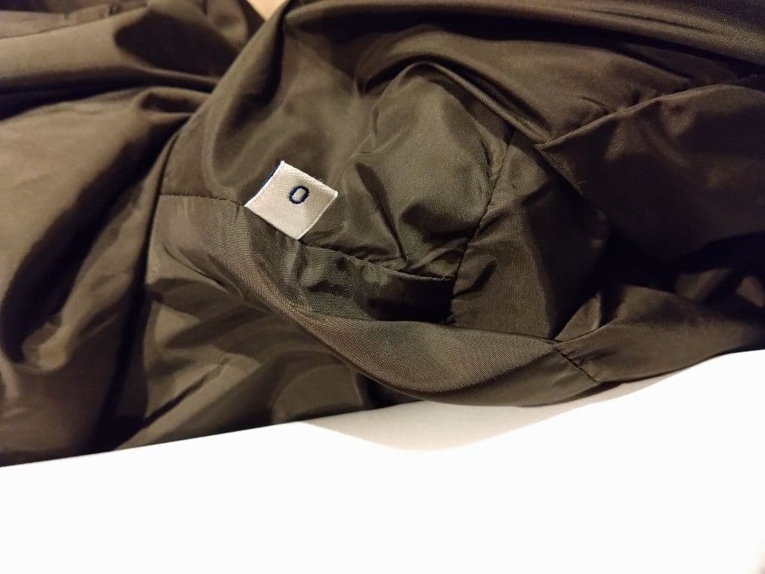 MONCLER　モンクレール フリル　ダウンジャケット カーキ　サイズ0