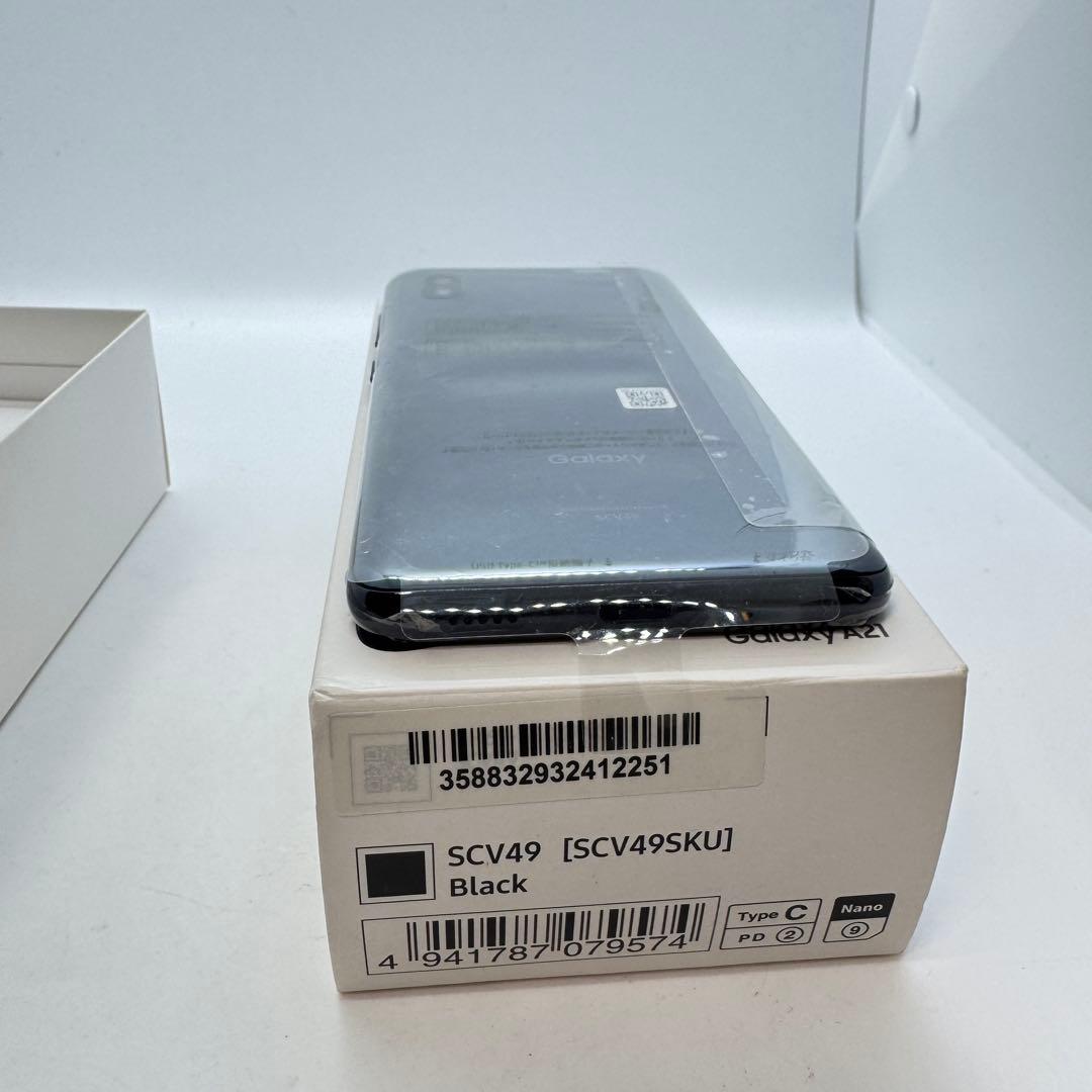 【未使用品】 Galaxy A21 SCV49 本体 動作確認済み