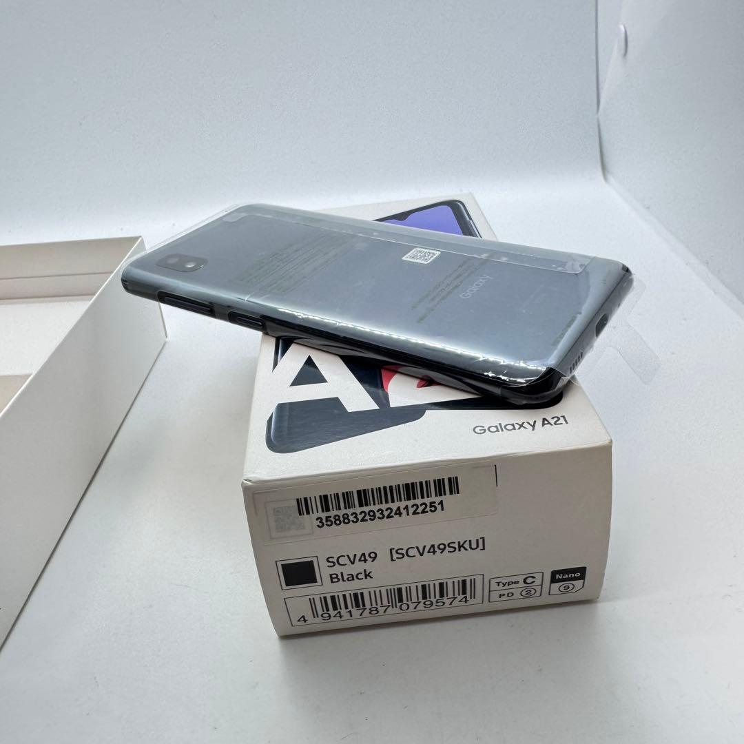 【未使用品】 Galaxy A21 SCV49 本体 動作確認済み