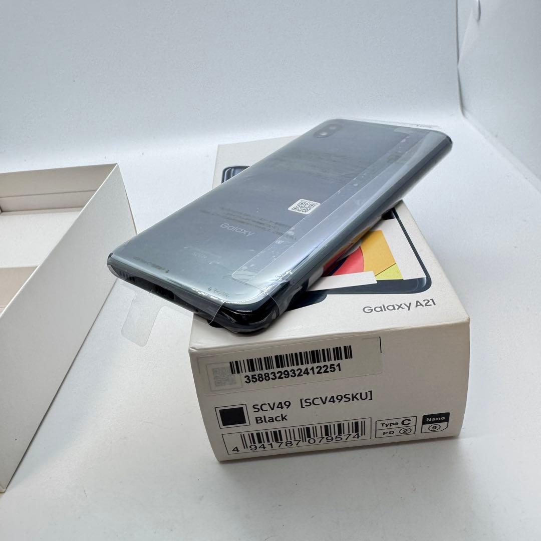 【未使用品】 Galaxy A21 SCV49 本体 動作確認済み