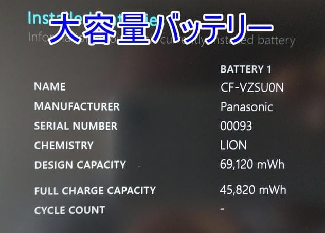 DVDマルチ付 Panasonic CF-SZ6（予備バッテリーあり）