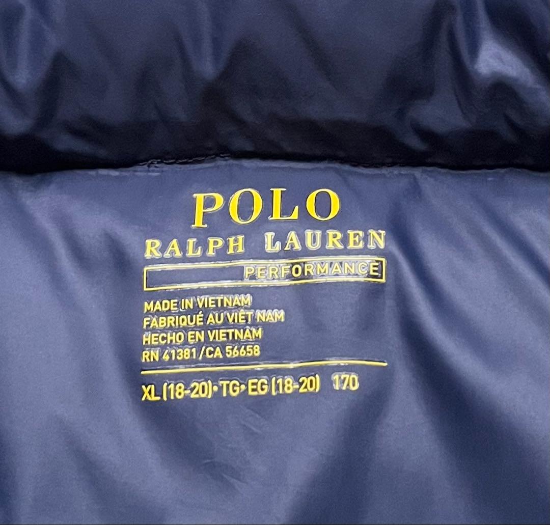 ラルフローレン　ダウンジャケット　ネイビー　キッズ　XL 170