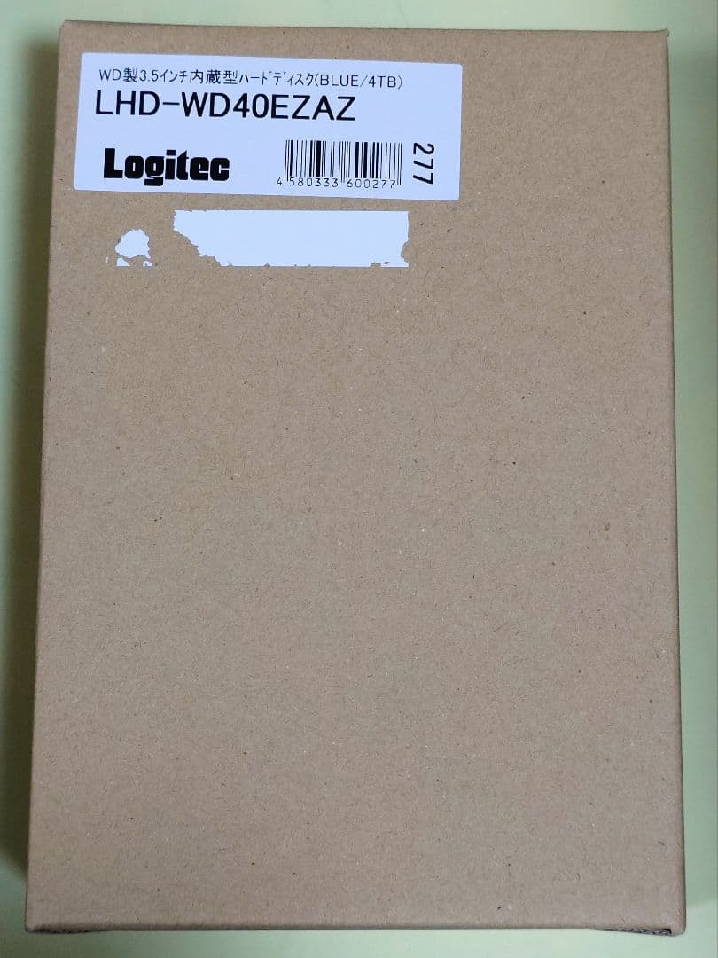 内蔵型ハードディスクドライブ WD Blue 4TB HDD LHD-WD40EZAZ